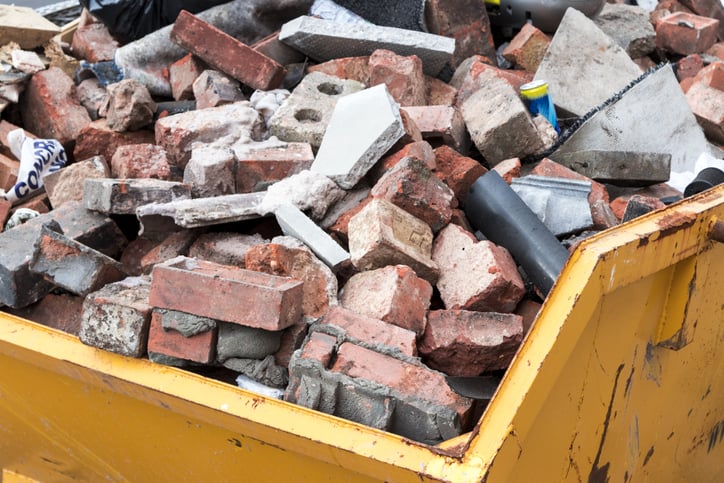 Our guide to disposing of rubble and building waste